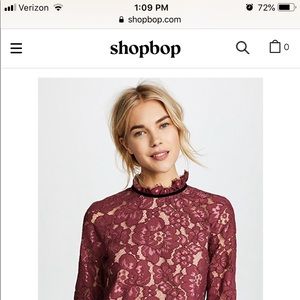 Wayf sukie raglan lace top